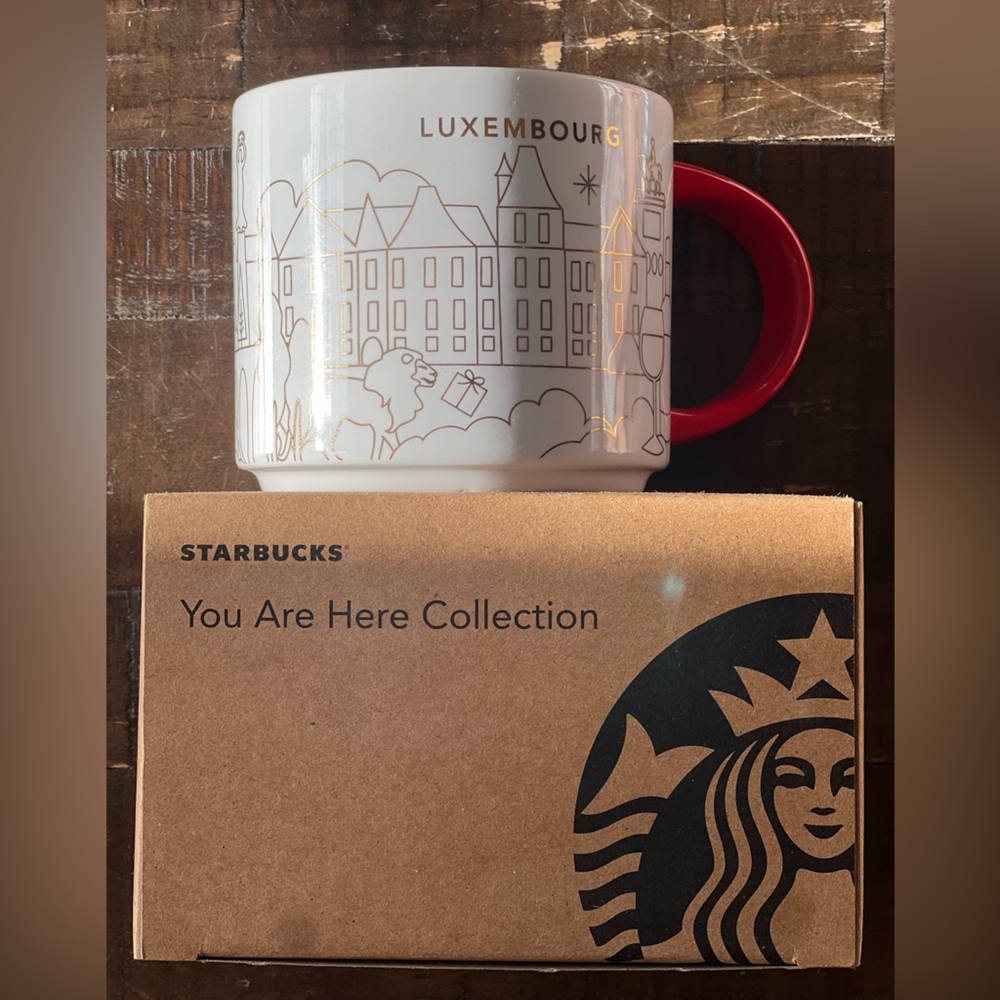 Starbucks you are here Luxembourg Christmas mug